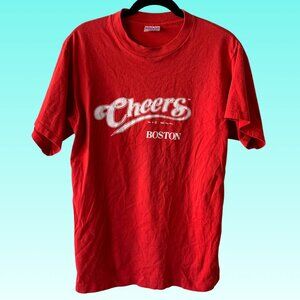Vintage 1993 Cheers Boston TV Show T-Shirt Men’s L NBC Sitcom Graphic Tee